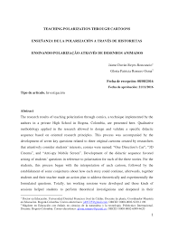 Reunión con madres, padres de familia o. Pdf Teaching Polarization Through Cartoons