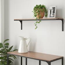 Fjallbo Wall Shelf Black 39 3 4x7 7 8 Ikea Ikea Wall Shelves Wall Shelves Black Wall Shelves