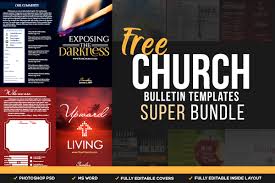 Professionally designed bulletins can have a lasting impact on a person's opinion of your church. Free Church Bulletin Templates Customize In Microsoft Word