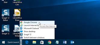 So boldly go ahead to hide the taskbar when needed. How To Bring Back The Quick Launch Bar In Windows 7 8 Or 10