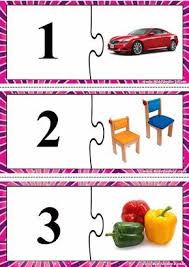 Numbers Puzzles Are Geared Towards Children In The Five To Seven Year Age Bracket And Are Primari Kids Math Worksheets Preschool Math Games Flashcards For Kids