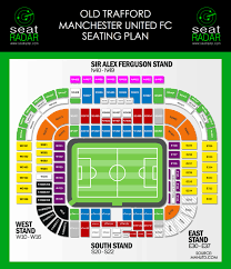 old trafford manchester united seatradar com