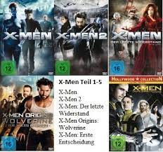 Die verffentlichungsdaten kann man sich auch dr. X Men Erste Entscheidung X Men Origins Wolverine X Men Der Letzte Widerstand X Men 2 X Men Alle Teile Dvd Amazon De Hugh Jackman Bryan Singer Dvd Blu Ray