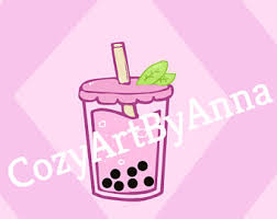 Also i think boba is overrated and. Bubble Tea Drawing Etsy