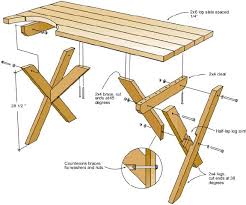 Diy Picnic Table Blueprint Diy Picnic Table Woodworking Table Plans Woodworking Table