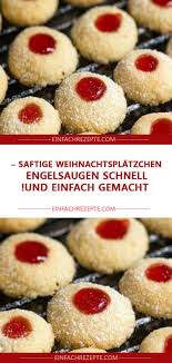 Auch Wenn Die Weihnachtszeit Uns Dieses Jahr Sehr Mildes Wetter Beschert Durfen Leckere Und Kleine P Kekse Rezept Einfach Platzchen Rezept Einfach Engelsaugen