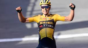Wout van aert reacts to stage 11 sprint inside the teams: Team Jumbo Visma Van Aert To Mind Blowing Win In Strade Bianche