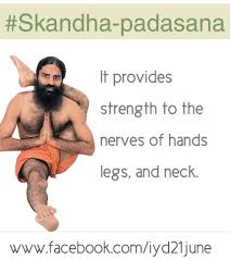 Skandha Padasana Yoga Worldyogaday Internationalyogaday Yoga For Beginners Hatha Yoga Ramdev Yoga