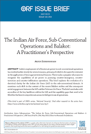 the indian air force sub conventional operations and