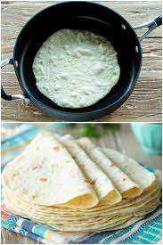 Lay sandwich goodies in a rough rectangle in the center of the tortilla, reaching within a couple inches of the left and right edges. Best Ever Homemade Flour Tortillas The Cafe Sucre Farine