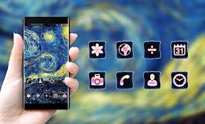 Abstract Theme Ar55 Vicent Van Gogh Starry Night For Android Apk Download