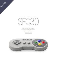 8bitdo Sfc30 Pro Finger Spinner Quality Wireless Bluetooth Controller Dual Classic Joystick For Ios Android Gamepad Pc Ma Android Pc Android Wireless Bluetooth