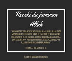 Ramai para suami yang berkerja siang dan malam tidak berkira dengan anak dan isteri untuk membelanjakan wang ringgit malahan ada yang tidak kedekut tenaga untuk menolong isteri. Tips Murah Rezeki Dalam Kek Lapis Sarawak Siti Payung Facebook