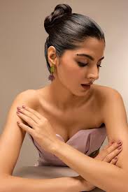 Buy Ice blue Swarovski crystal danglers by Esme at Aashni and Co