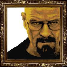 Breaking Bad Walter White Heisenberg Cross Stitch Pattern PDF Instant  Download