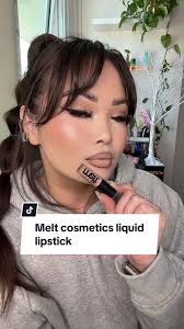 @meltcosmetics @Bailey sarian love this color!!! #grwm #fypシ #makeup  #liquidlipstick #meltcosmetics #baileysarian #foryou #asianmakeup