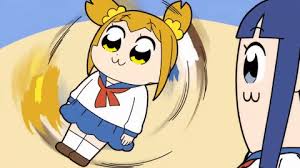 The healer ruins princess flare! Hidive We Challenge You To A Pop Team Epic Gif Off