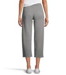 Wide leg crop pant review. Women S French Terry Wide Leg Crop Pants Mark S