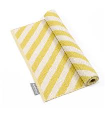 tapijt stripes geel vloerkleed tapijt geel