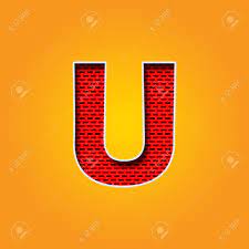 Select from 42527 premium letter a of the highest quality. Single U Font In Orange And Yellow Color Alphabet Design Stock Photo Picture And Royalty Free Image Image 83957590