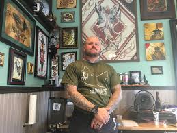 This weeks featured artist is kyle walker from even keel tattoo. Even Keel Tattoo S Kyle Walker Is Tattooing S Shark Specialist Oc Weekly