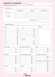 Budget Planner With Mini Bills Tracker Stay At H Bills Budget Budgetin 2019 Apartment Diy Budgeting Budget Planner Monthly Budget Planner