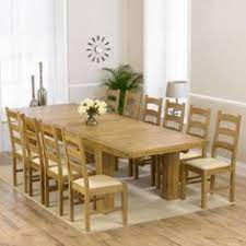 Gather up to eight chairs comfortably around this expandable table without its leaf. 19 Best Solid Oak Dining Table Ideas Solid Oak Dining Table Oak Dining Table Dining Table