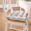 Dining room chair cushion slipcover tutorial. 1