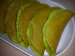 The moment the pancakes arrive at your table, you will be greeted by a welcoming aroma of pandan and coconut. Cooking Pleasure Pandan Pancake