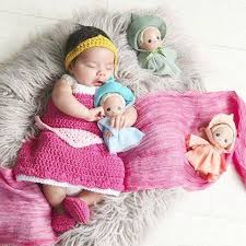 Crochet Baby Sleeping Beauty Aurora Inspired Dress Bow Headband Crown Shoes Set Costume Dress Up Handma Baby Outfits Newborn Baby Disney Baby Headbands Crochet