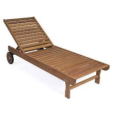 Amazonia Garopaba 1 Piece Poolside Lounger Eucalyptus Wood Ideal For Outdoors And Poolsides Walmart Com In 2020 Deck Chairs Outdoor Chaise Cushions Havenside Home