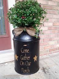 Amazing 10 Ideas About Reuse Milk Cans Craft Keep Painted Milk Cans Milk Can Decor Milk Cans