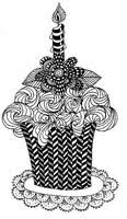 Precious moments coloring page happy birthday party. Anti Stress Coloring Pages Happy Birthday