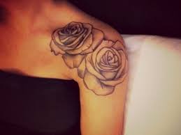 Beautiful Black And White Rose Tattoo Feminine Placement Shoulder 15 Best Places For Women To Get T Tattoos Shoulder Tattoos For Women Flower Tattoo Shoulder