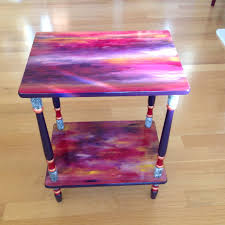 Unicorn Spit Table Painted Furniture Wood Carving Furniture Funky Furniture