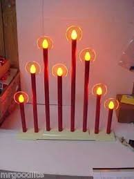 Giant Old 8 Light C 7 Electric Christmas Window Candles 08 20 2010 Window Candles Christmas Window Candles Christmas Candle Decorations