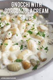 Gnocchi With Gorgonzola Cream Sauce Recipe Gorgonzola Cream Sauce Gorgonzola Recipes Cream Sauce Pasta