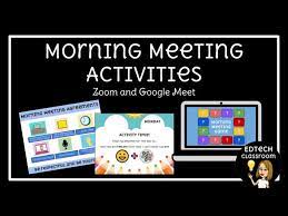 Maybe you would like to learn more about one of these? Virtual Morning Meeting Activities For Distance Learning Zoom And Google Meet Youtube