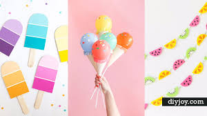 A meal is typically served at kid's parties, but only cake is usually. 39 Easy Diy Party Decorations