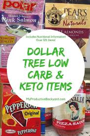 Dollar Tree Low Carb And Keto Items Keto Keto For Beginners Diet Plan Menu