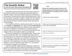 Learn about plant and animal cells with these diagrams, worksheets, and activities. The Scientific Method 3rd Grade Reading Comprehension Worksheet