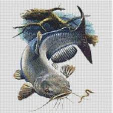 Cross stitch chart, pattern, catfish, fish, fishing, angling, cat. Cross Stitch Chart Pattern Catfish Fish Fishing Angling Etsy Cat Cross Stitch Charts Cross Stitch Cross Stitch Chart