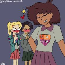 Gay girls. (creds: @amphibia_obsessed on insta) : r/amphibia