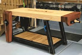 How to build split top roubo workbench pdf download. Steel And Wood Roubo Workbench Spruc D Market