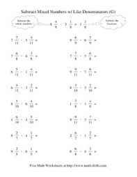 In this adding mixed numbers practice activity, learners solve 14 problems that require them to add mixed numbers that have like denominators. Mixed Numbers Lesson Plans Worksheets Lesson Planet