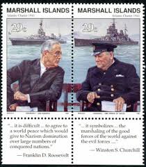 Charte De Latlantique Timbres 39 45 Guerre France