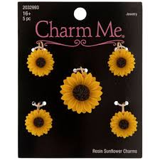 Here at the country porch is where to buy sunflower decorations for your home decor needs. Yellow Sunflower Charms Hobby Lobby 2032993