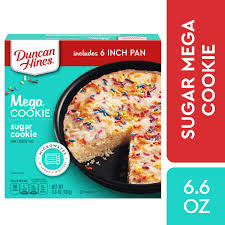 I was introduced to cake mix cookies in college, but no recipe i've ever used compares to this one. Duncan Hines Mega Cookie Sugar Cookie Pan Cookie Mix With Sprinkles 6 6 Oz Walmart Com Walmart Com