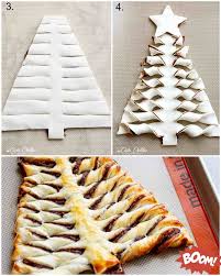 How To Make A Nutella Christmas Tree With Puff Pastry Cafedelites Com Christmas Tree Dessert Recipes Christmas Cooking Christmas Dessert Table