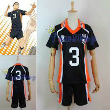 Anime Haikyuu Karasuno Volleyball Sports Team Uniform Jersey Cosplay Costume Create custom outfits and equip them to any skyrim npc. anime haikyuu karasuno volleyball